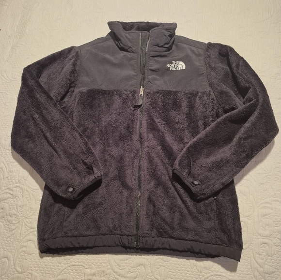 The North Face Other - North Face girls size XL or 18 black fuzzy sweater inside of 3 in 1 jacket VGUC
